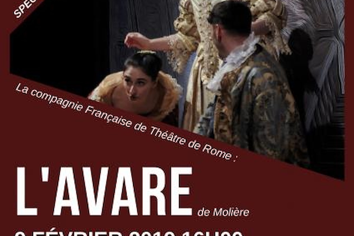 L'avaro di Molière al Teatro San Genesio a Roma il 9 febbraio