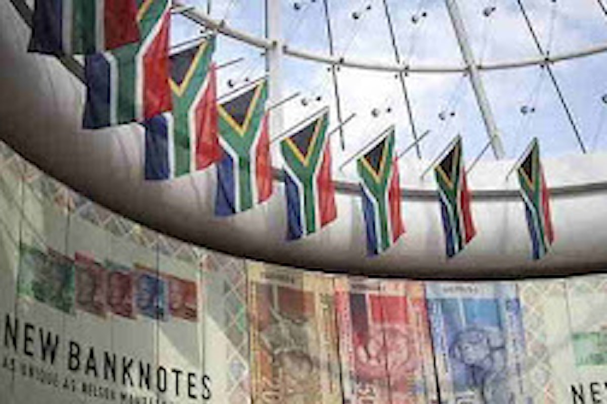 Investitori perplessi sul Sud Africa: il Rand sprofonda contro l'USD
