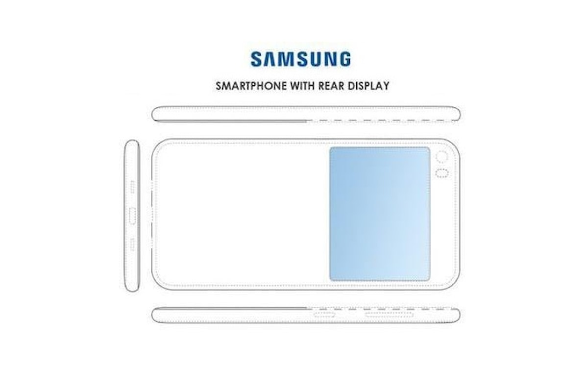 Samsung sta pensando ad uno smartphone con secondo display posteriore