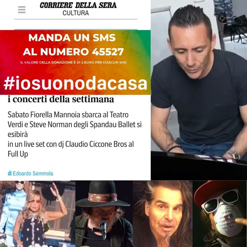 Chi cambiera' la musica? Live & Streaming dai Moda' al Dj Claudio Ciccone Bros. #iosuonodacasa