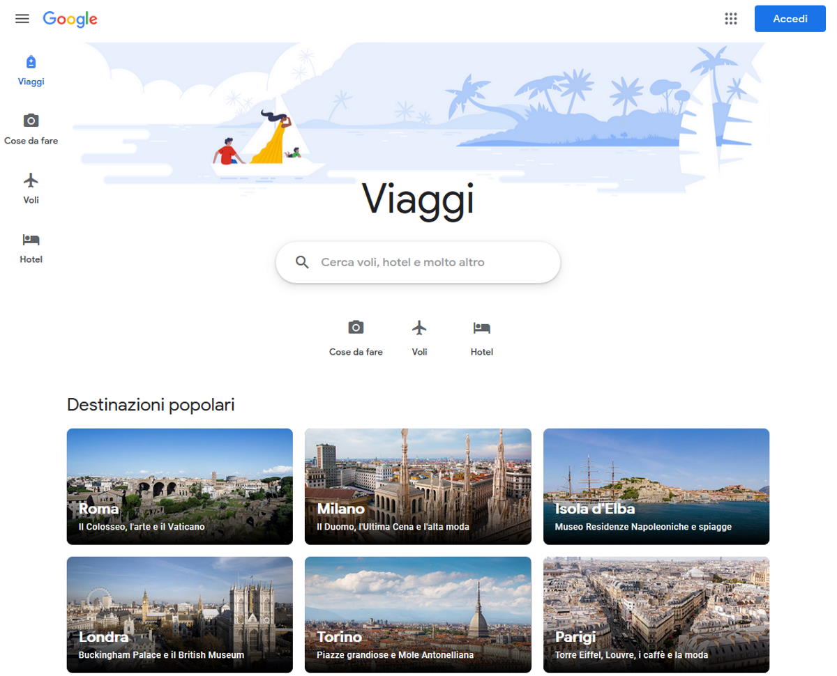 Nuove informazioni sulla Covid-19 nella sezione Viaggi di Google: interessante iniziativa per chi viaggia