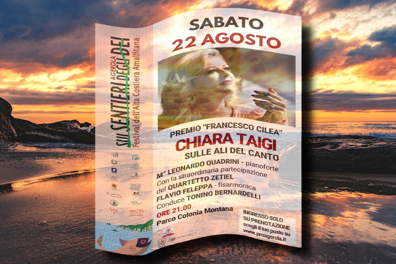 Chiara Taigi - Concerto “Sulle Ali del Canto... Incontro con gli Dei” - Premio Francesco Cilea - Agerola - 22 Agosto 2020