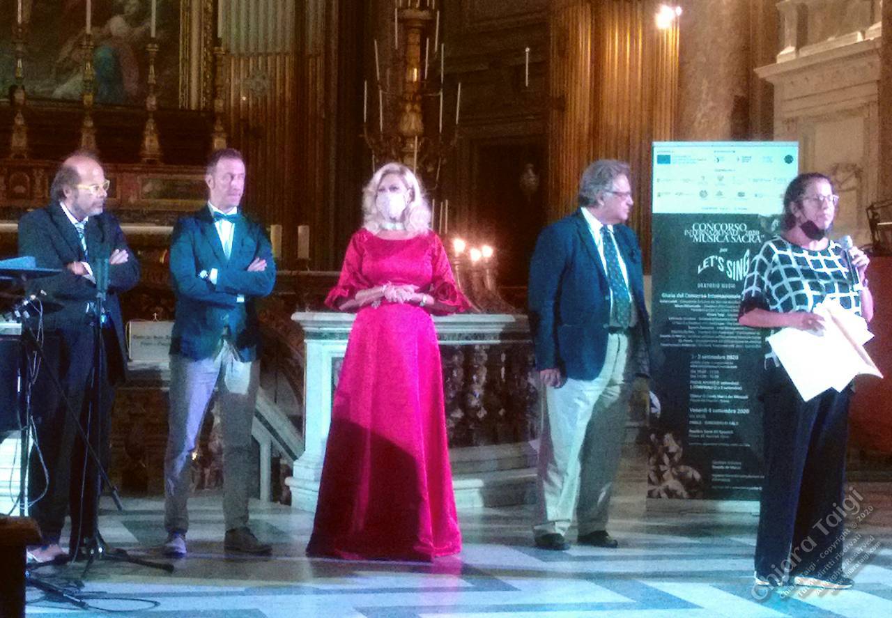 CHIARA TAIGI Concorso Internazionale Musica Sacra 2020 - Finale e Vincitori - Concerto Gala. Roma 4 settembre 2020