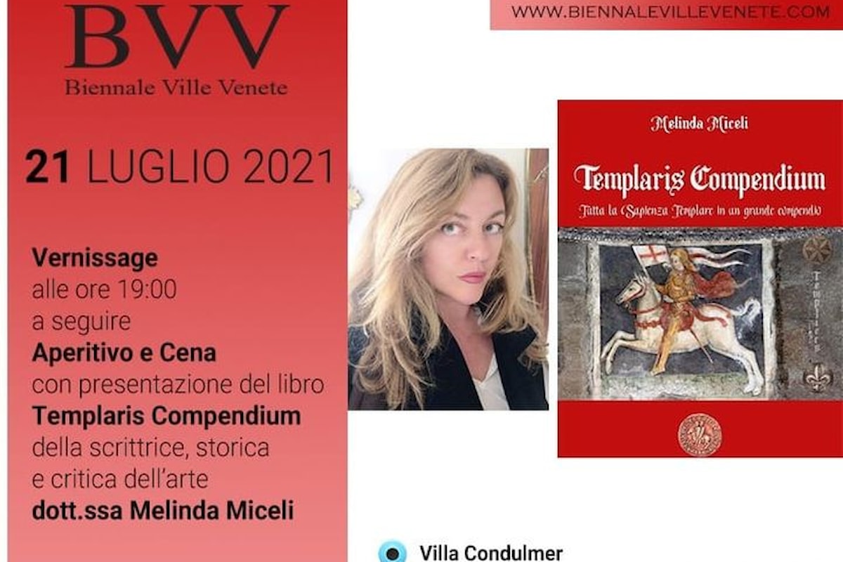 La prestigiosa presentazione di Templaris Compendium di Melinda Miceli a Villa Condulmer