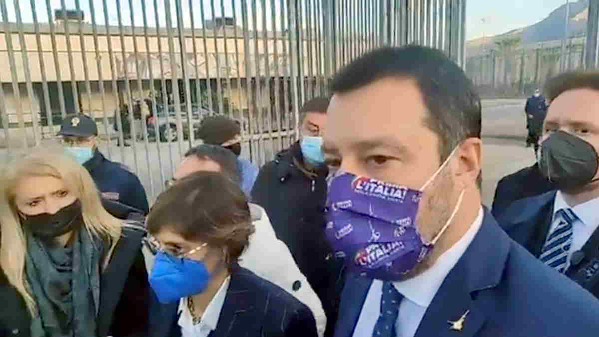 Si è svolta a Palermo la seconda udienza del processo a Salvini per la vicenda Open Arms