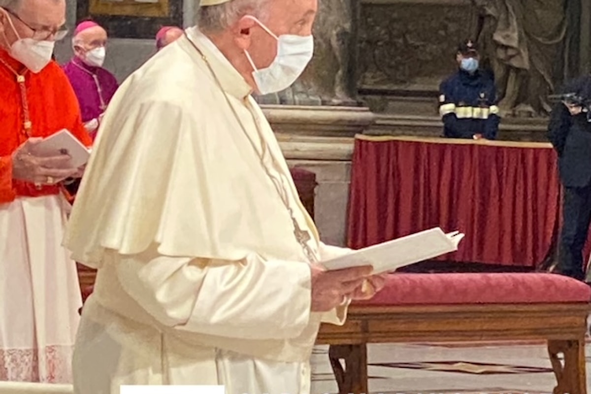 Papa Francesco nel corso dell'omelia dei Primi Vespri parla di Roma