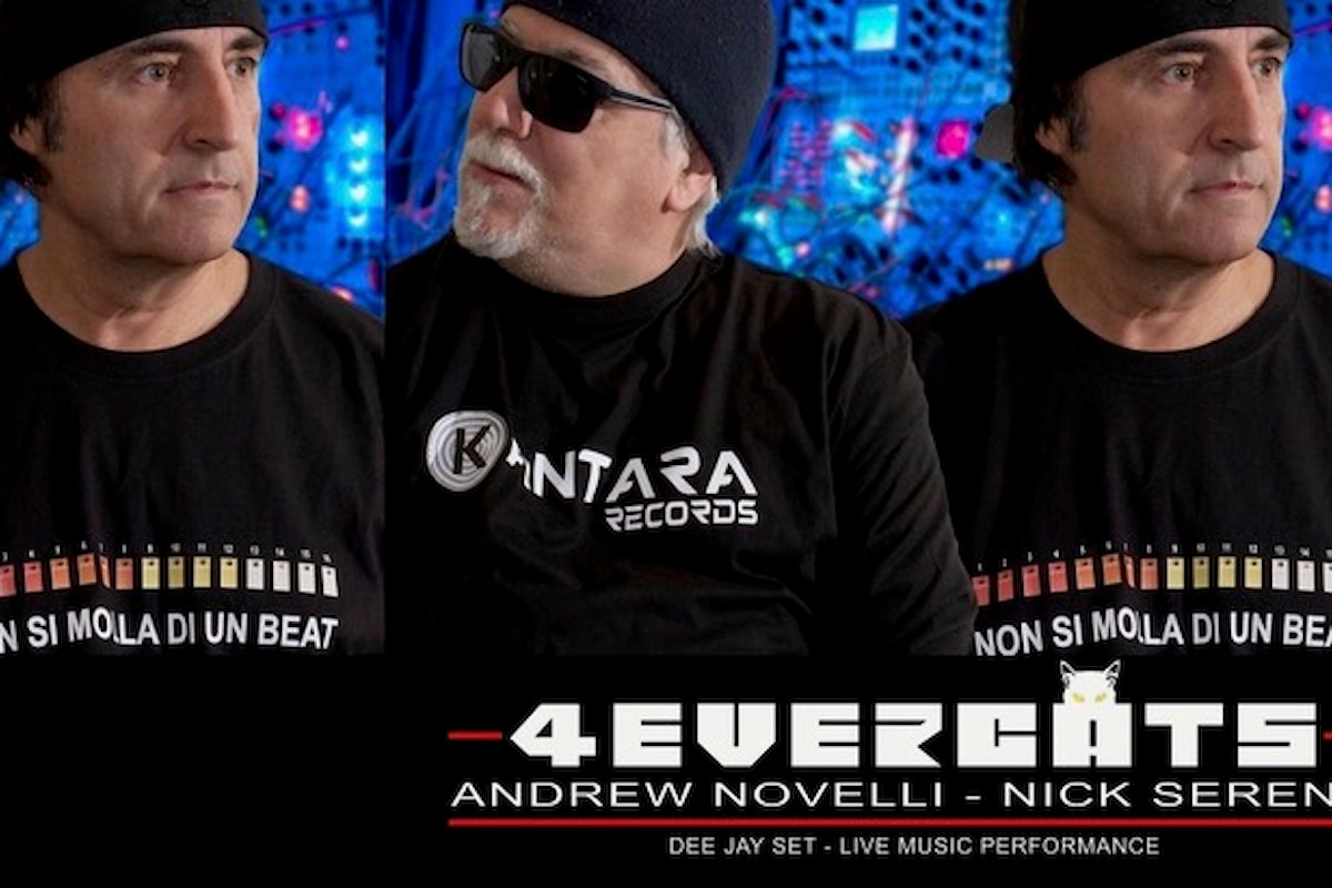 Andrew Novelli e Nick Serena con 4EverCats uniscono live performance e dj set