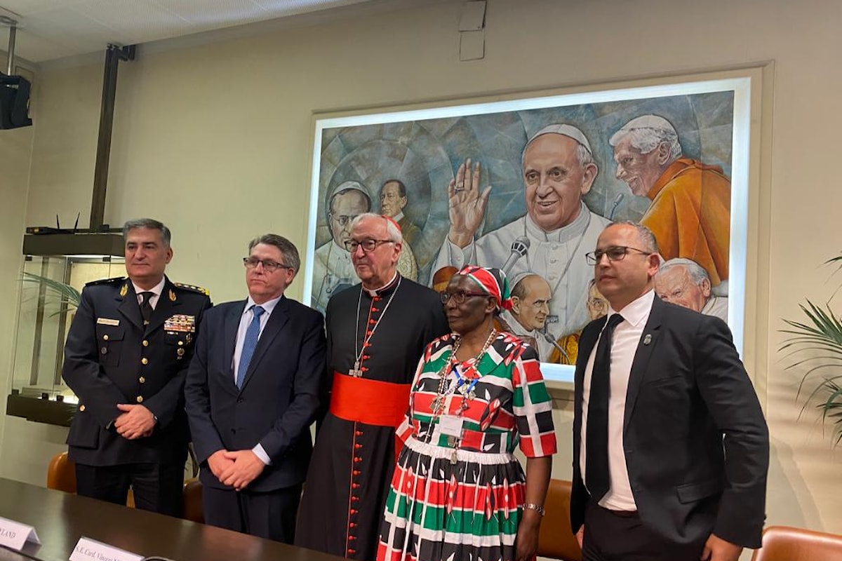 Il Santa Marta Group in udienza dal Papa