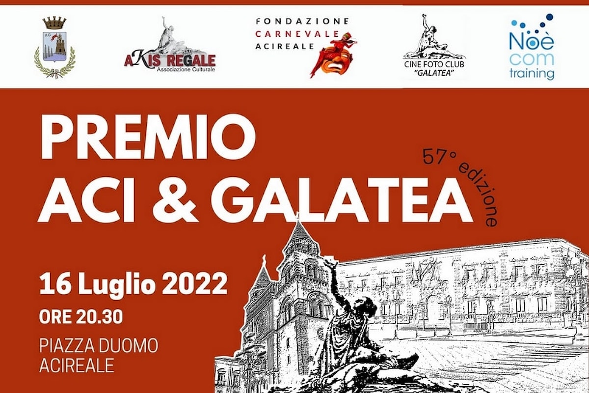 57ª edizione del Premio Aci e Galatea “Forieri di talento”