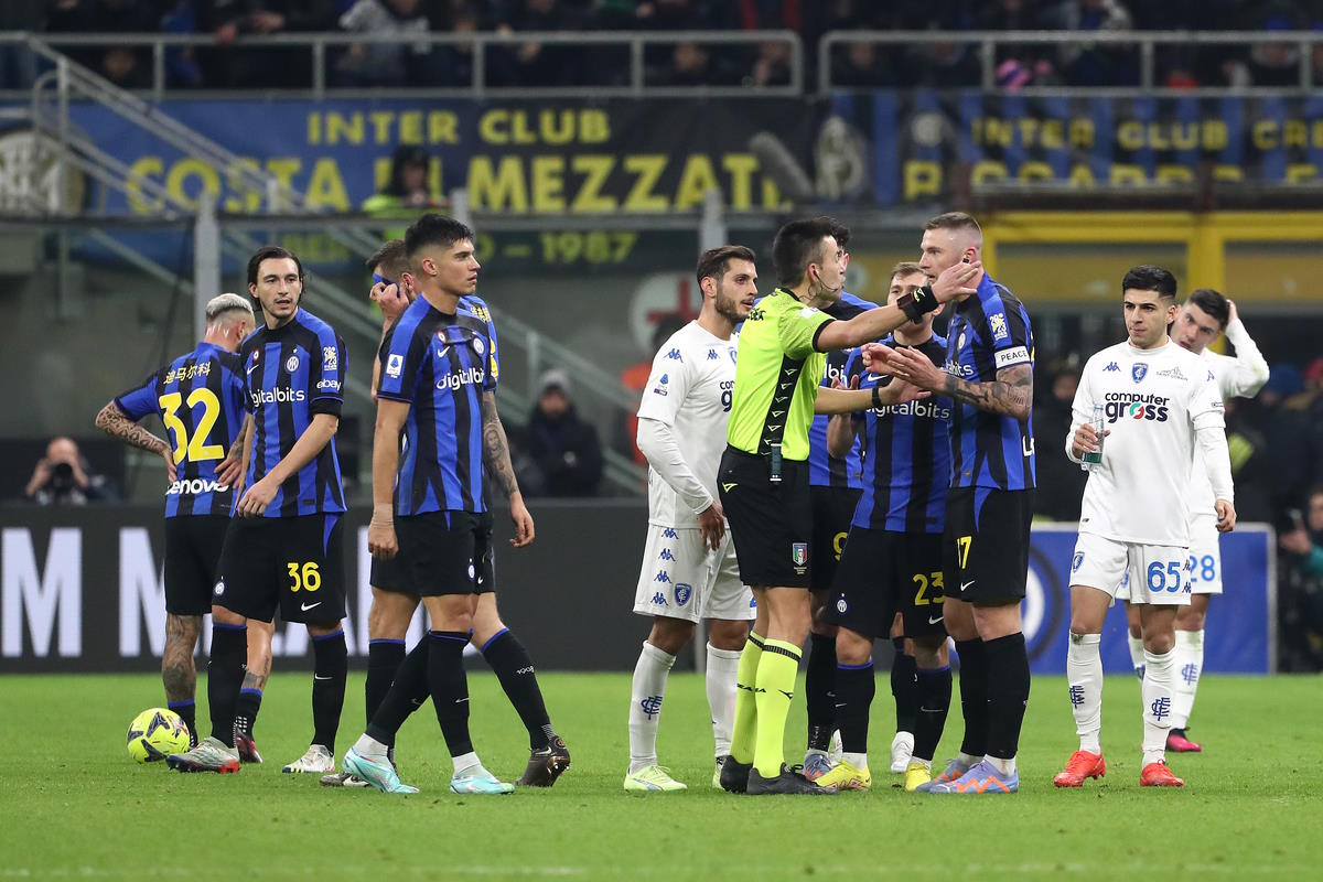 Serie A, a San Siro l'Empoli beffa l'Inter nell'ultima partita del girone di andata