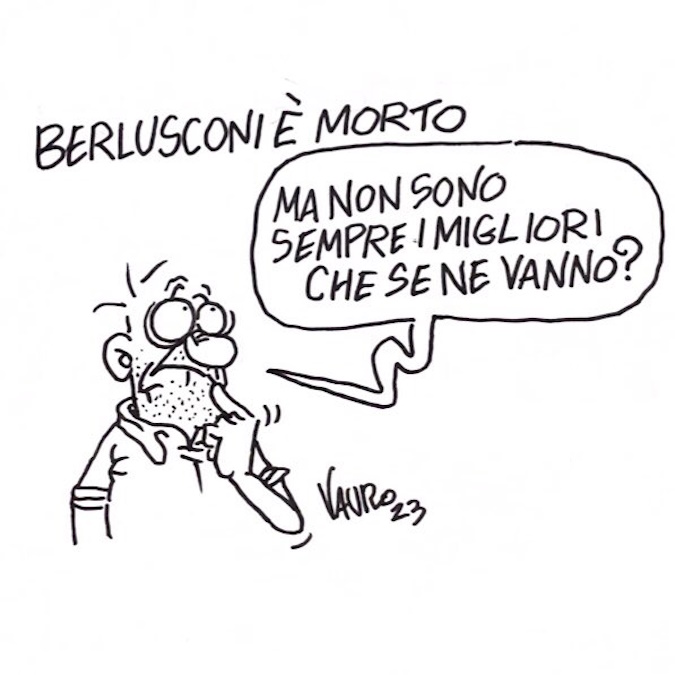 Ante mortem, post mortem: le ultime vignette su Berlusconi