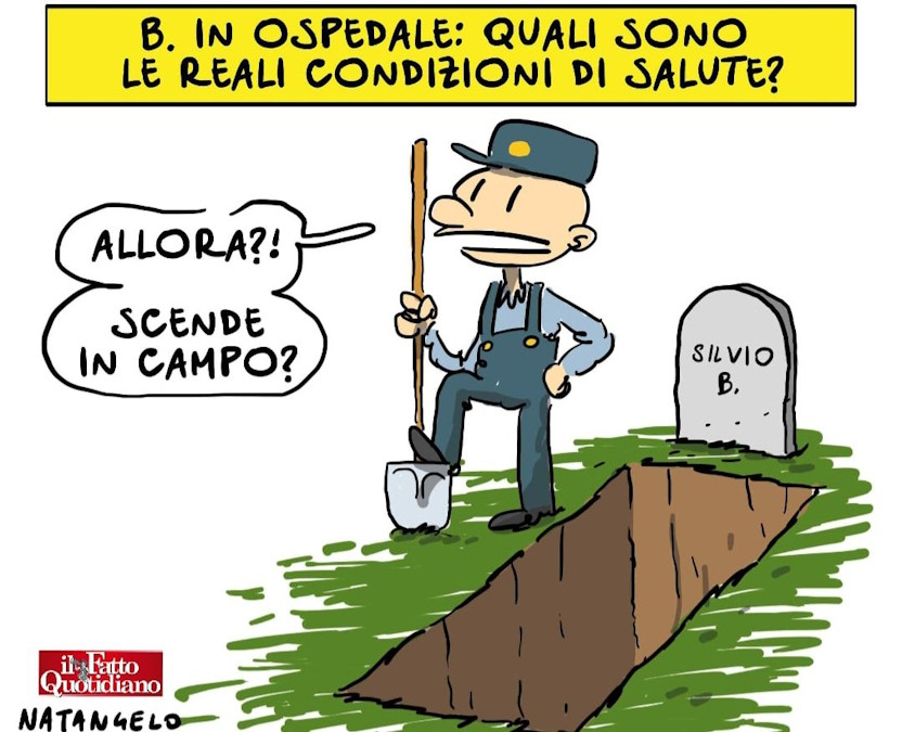 Ante mortem, post mortem: le ultime vignette su Berlusconi