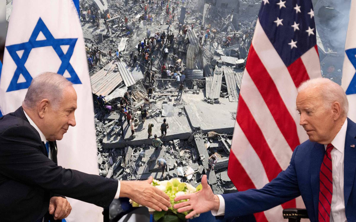Invece di supportare l'invio di maggiori aiuti umanitari a Gaza, Biden invia - senza l'approvazione del Congresso - nuove armi a Israele