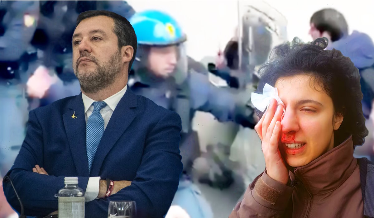 Salvini: Chi mette le mani addosso a un poliziotto o a un carabiniere è un delinquente. E in caso contrario?