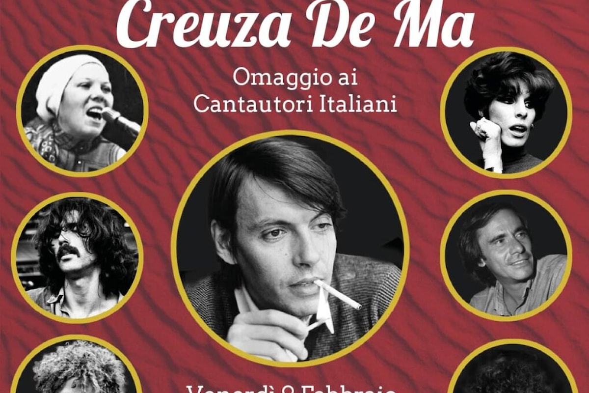 Creuza de ma, venerdì 9 febbraio musica d'autore in acustica in biblioteca