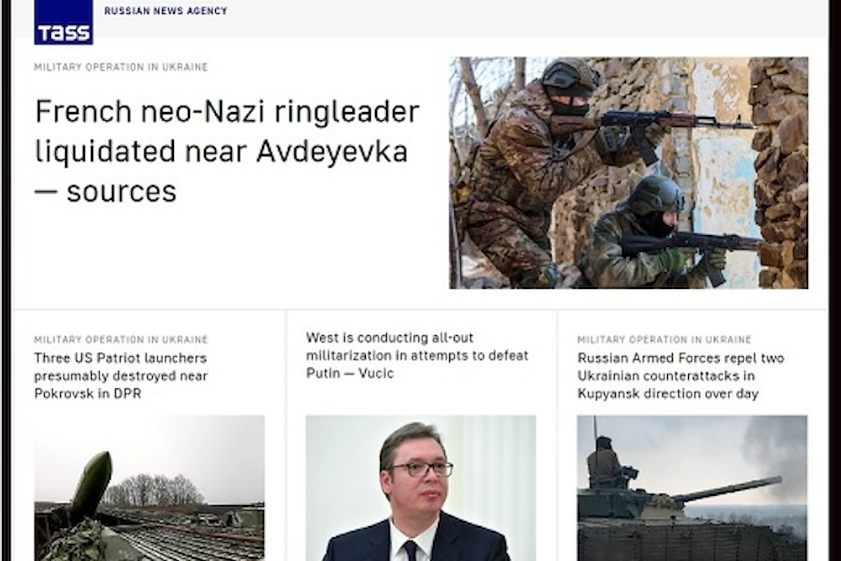 Ucraina, il neonazista francese Aujard ucciso ad Avdeyevka