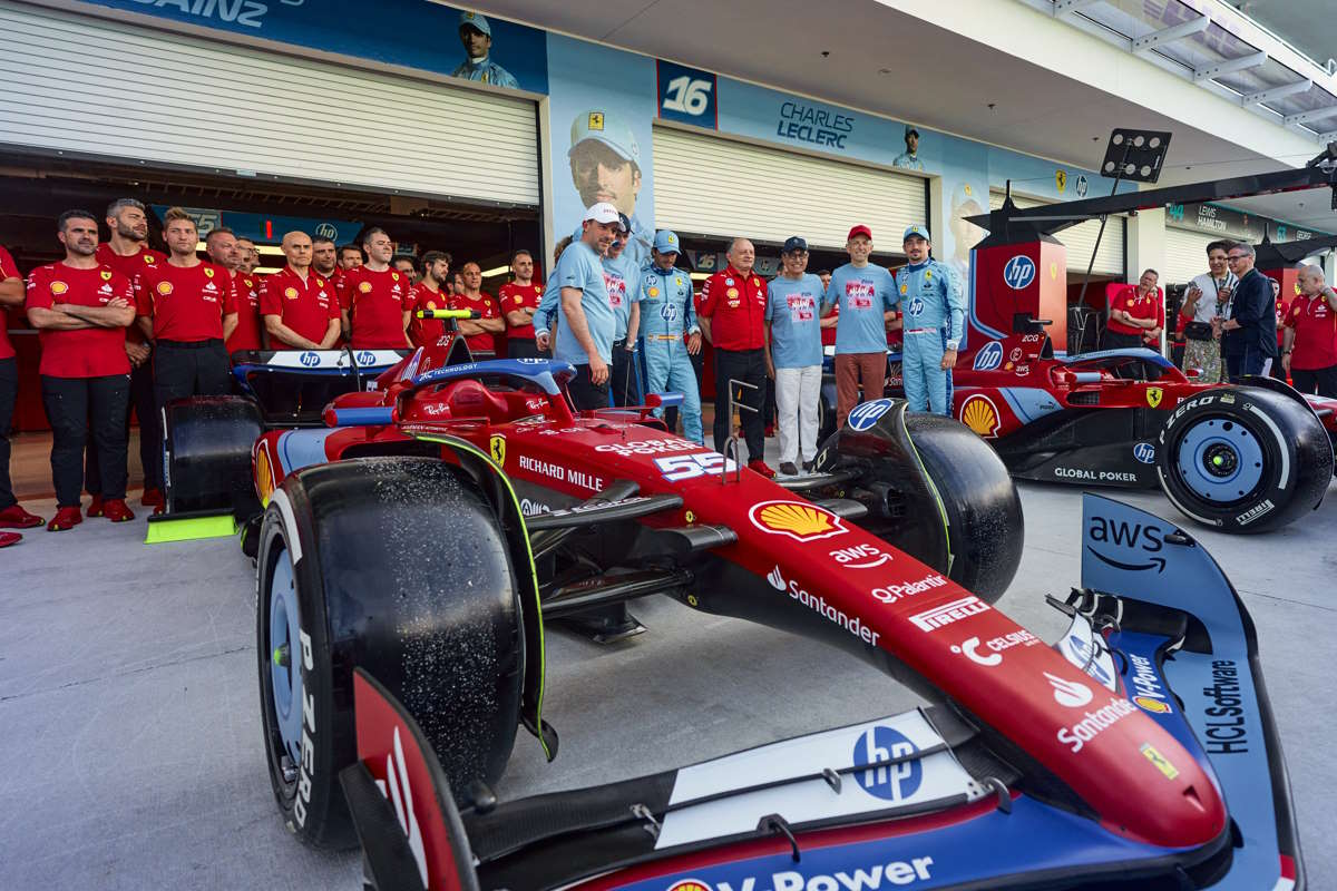 Le Ferrari blu debutteranno nel fine settimana nel GP di Miami