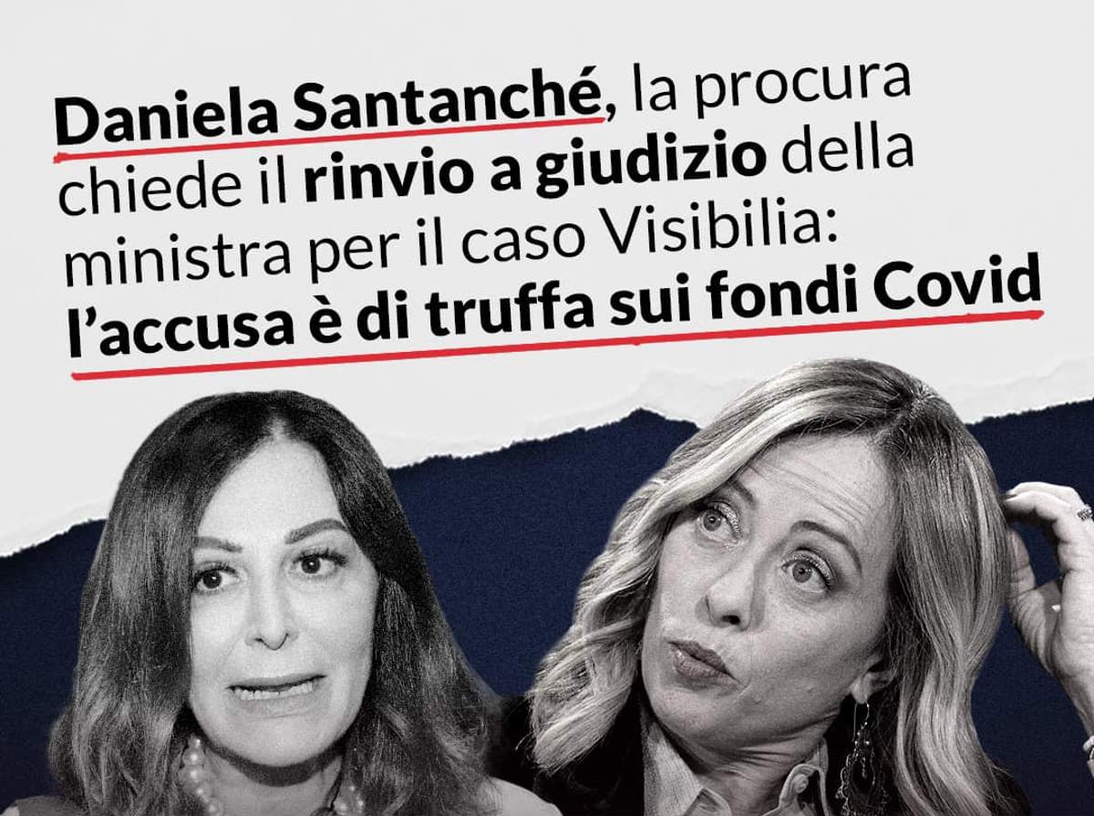 La Procura di Milano ha chiesto nuovamente il rinvio a giudizio per Daniela Santanchè per truffa ai danni dell'Inps
