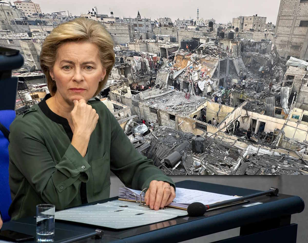 Ursula von der Leyen parla di soluzione a due Stati per risovere la crisi in Medio Oriente, mentre la Knesset vota per una terra di Israele che vada dal fiume al mare