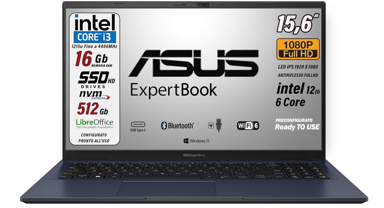 ASUS ExpertBook B1502CB: Recensione completa del portatile per professionisti e studenti