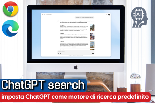 ChatGPT search : imposta ChatGPT come motore di ricerca predefinito - Web Apps Magazine