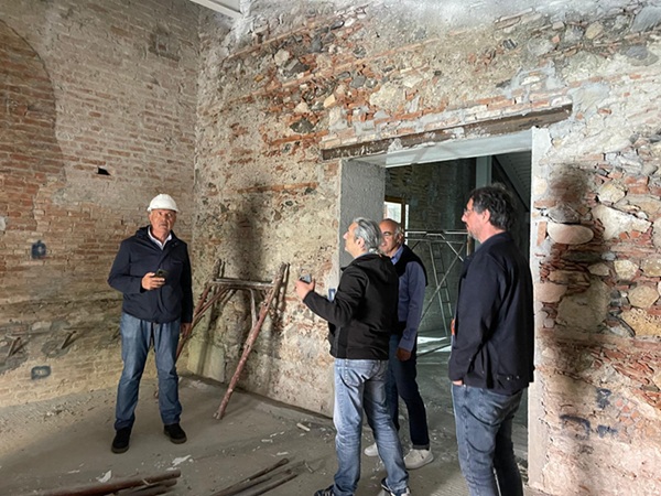 Milazzo (ME) – Secondo sopralluogo ai lavori di riqualificazione nell’ex Asilo Calcagno