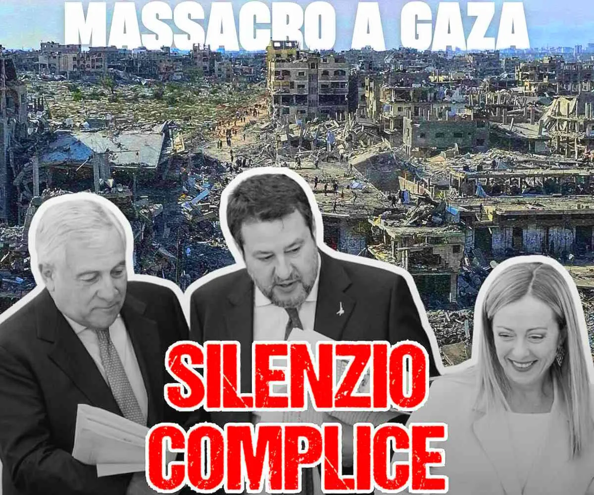 Meloni e la sua maggioranza hanno scelto di essere complici dell'orrore che si sta consumando nella Striscia di Gaza