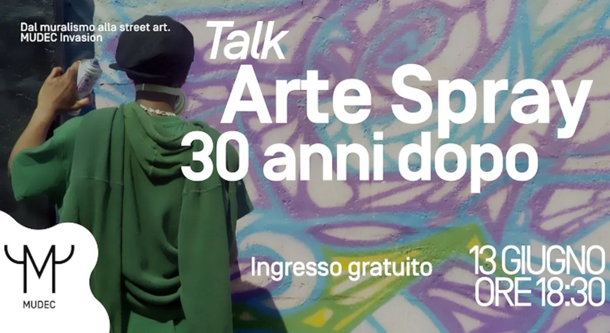 Artist Talk “Arte Spray 30 anni dopo, la Tecnica a Spruzzo”: Murales, Graffiti e Street Art