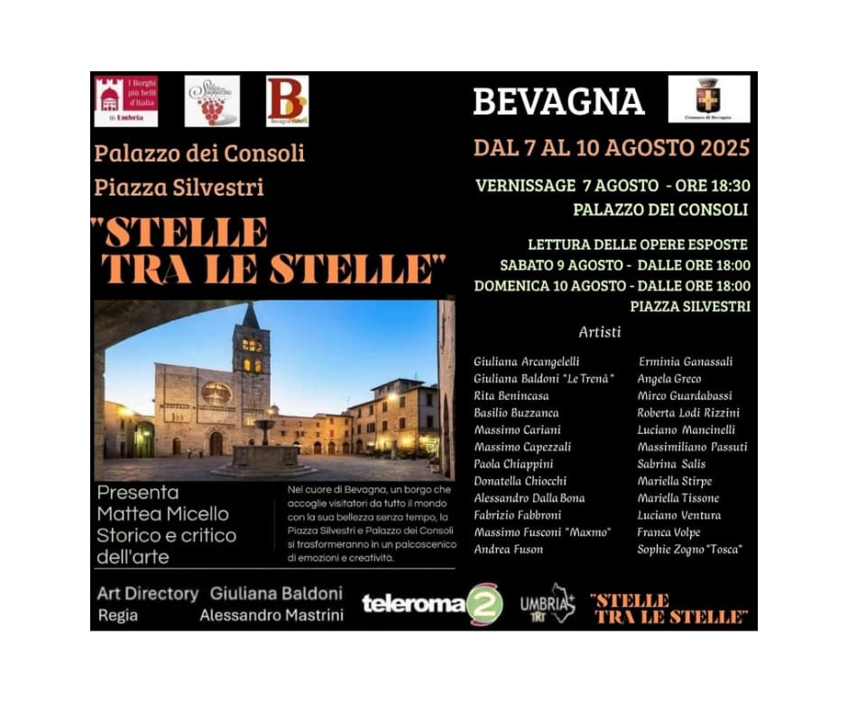 Stelle tra le Stelle a Bevagna (PG) - dal 7 al 10 Agosto 2025