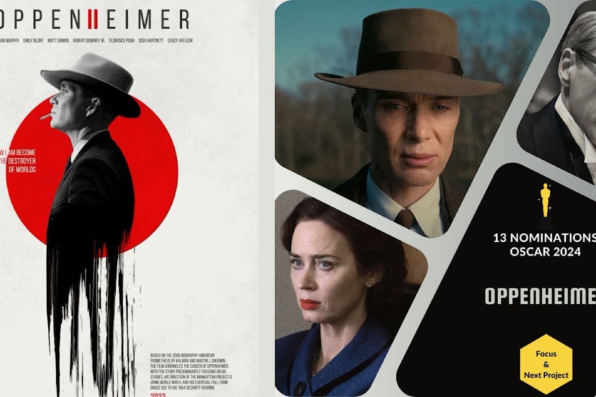 Oscar 2024 Miglior film: Oppenheimer, la magnum opus di Christopher Nolan