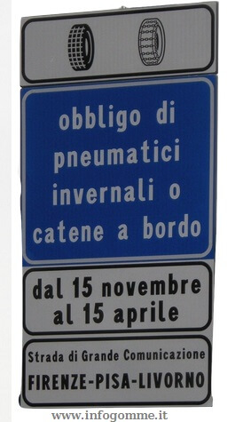 dal 15 novembre occorre viaggiare in sicurezza sulle strade ghiacciate