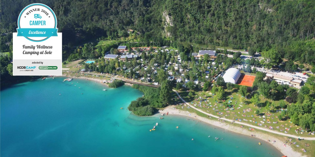 I 10 migliori Campeggi per Camper del 2018: vince il Family Wellness Camping al Sole di Ledro, in Trentino-Alto Adige