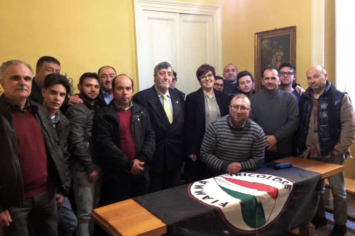 Il SN del Movimento Sociale Fiamma Tricolore Carelli ha concluso la sua visita in Sicilia