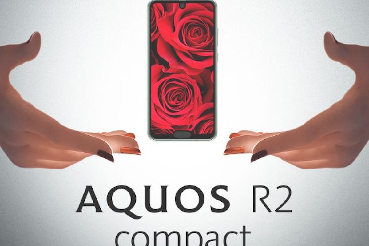 Sharp Aquos R2 Compact è uno smartphone top di gamma dalle dimensioni ridotte e con due notch