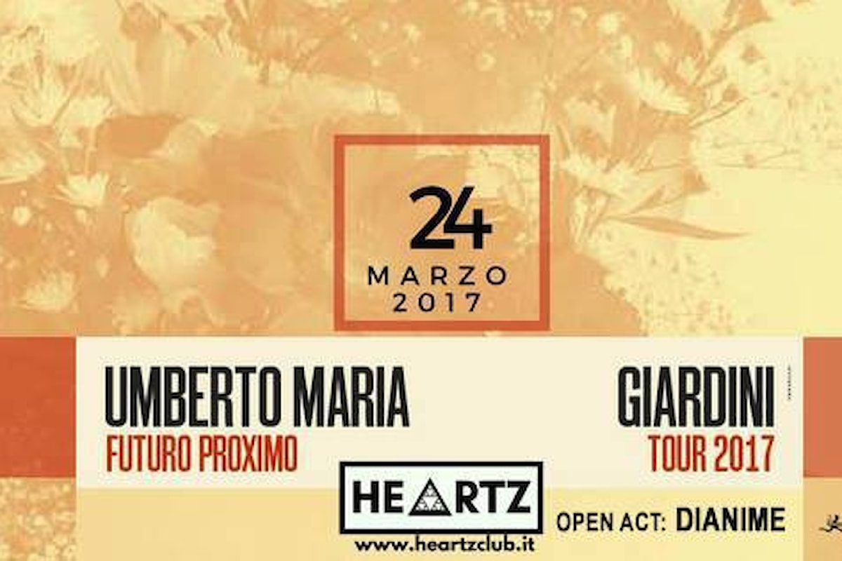 Umberto Maria Giardini e Dianime in concerto all'Heartz Club di Fermo