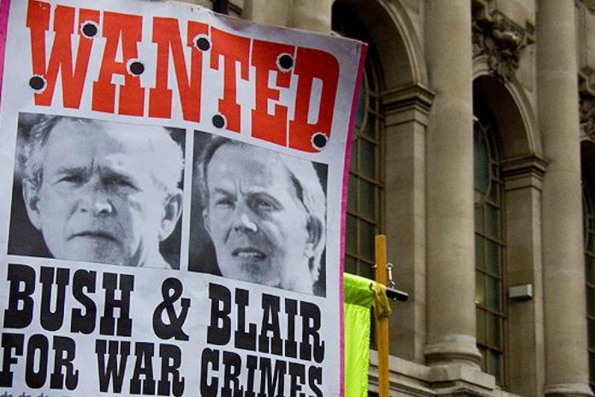 Il Dipartimento della Giustizia Usa nega l'uso del rapporto Chilcot in una causa contro George Bush