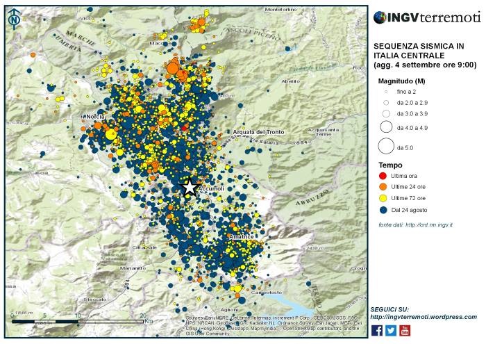 Gli ultimi aggiornamenti sul terremoto del 24 agosto