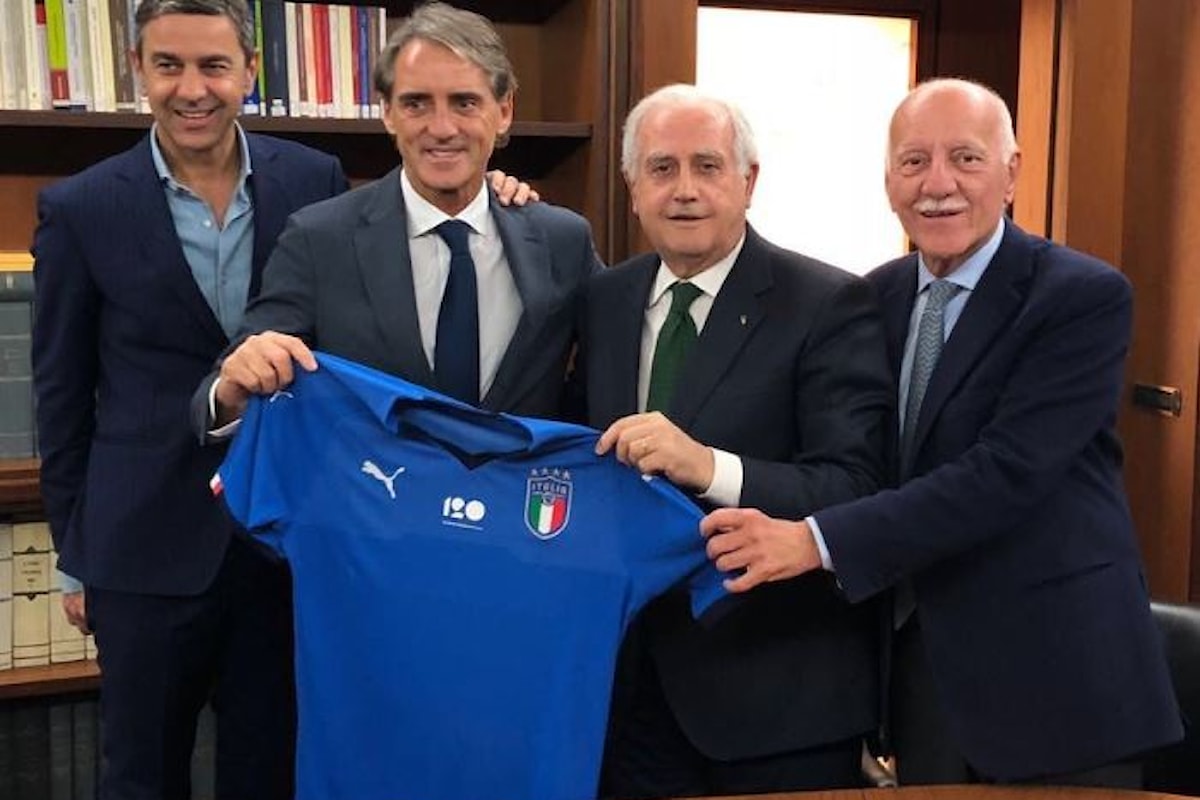 Presentato a Coverciano il nuovo CT della nazionale Roberto Mancini