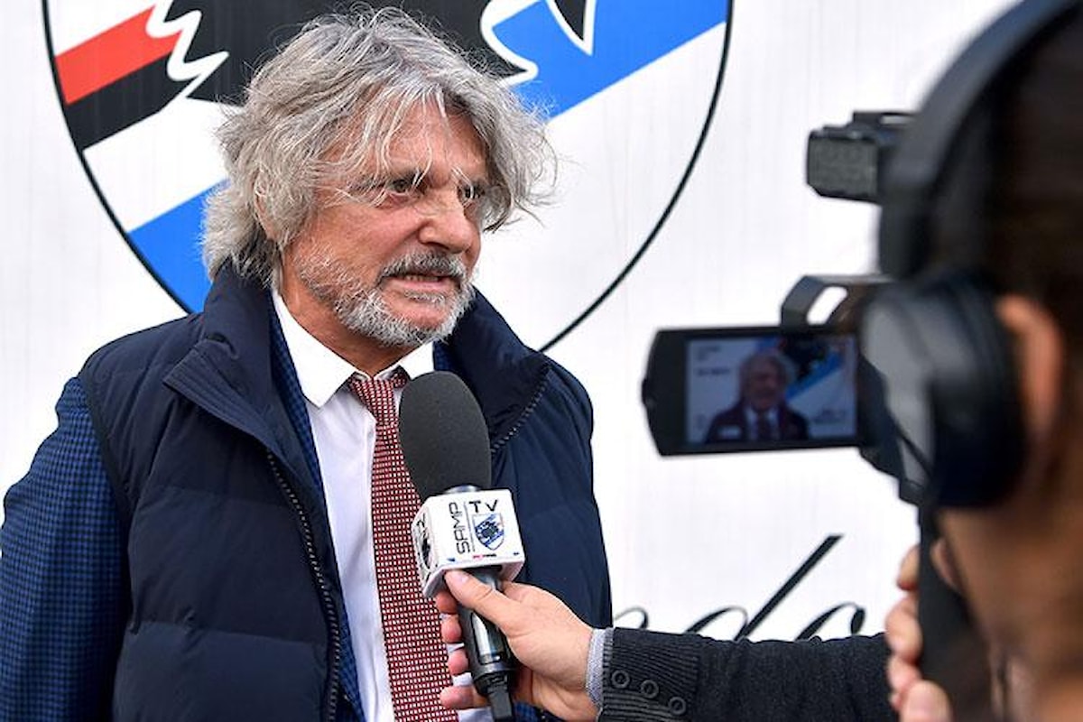Sampdoria, problemi in vista per il presidente Ferrero. I dettagli