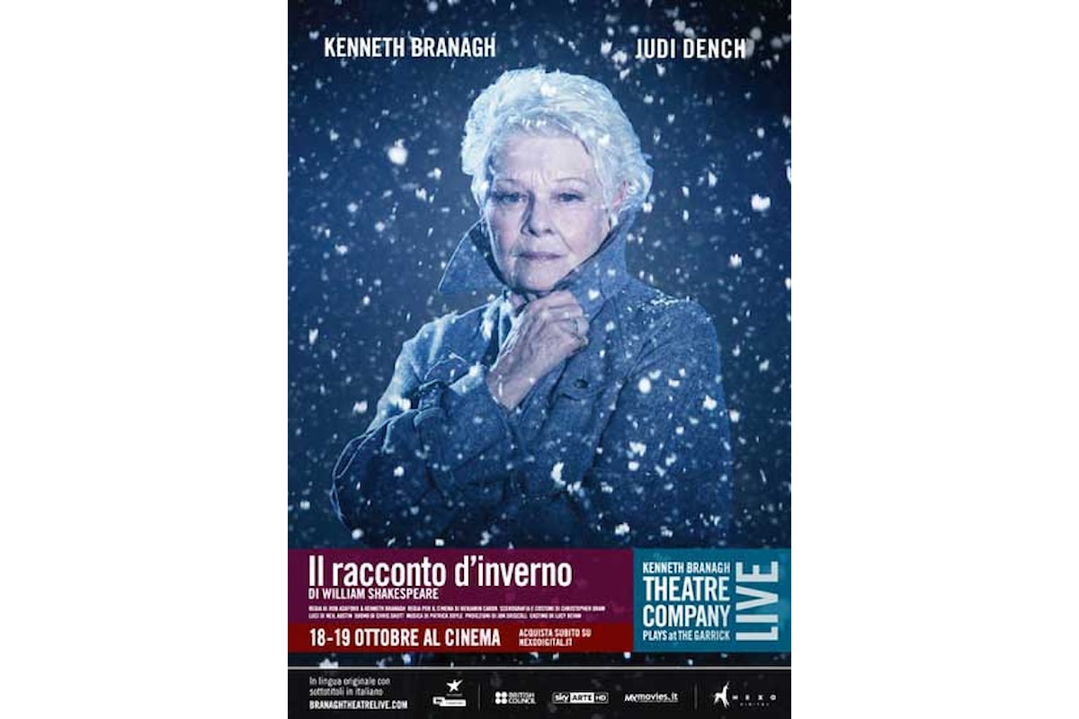 Solo fino al 19 ottobre al cinema IL RACCONTO DI INVERNO con la Kenneth Branagh Theatre Company