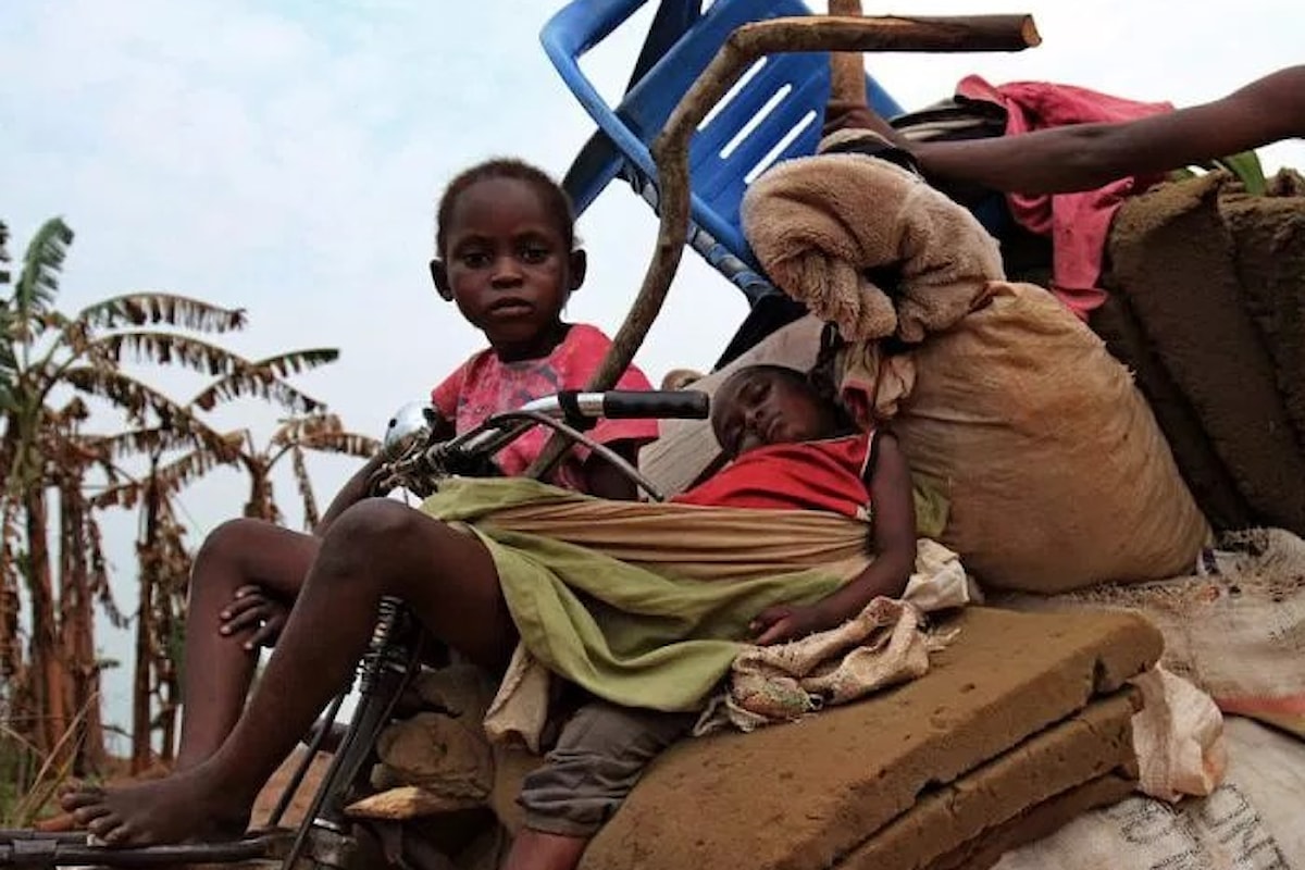 Congo, 400.000 bambini in fuga dal conflitto nel Kasai adesso rischiano di morire di fame
