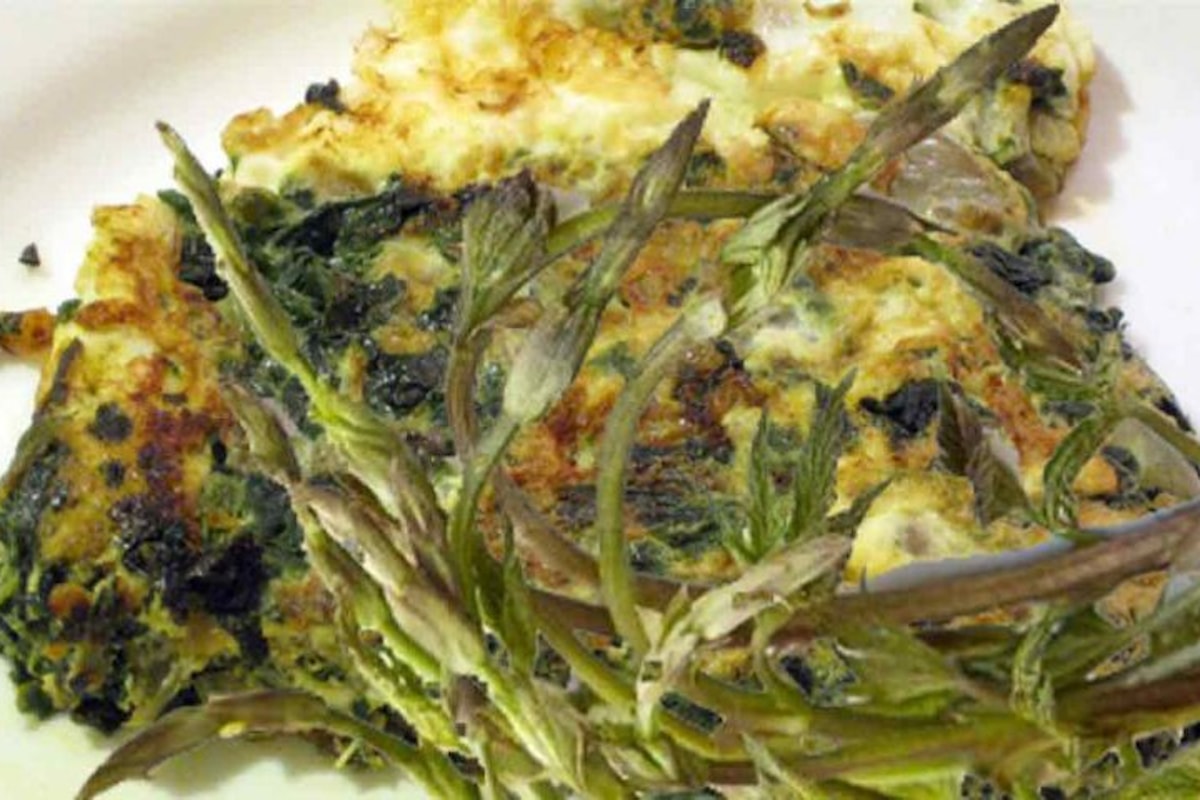 Idee per Pasqua: frittata con asparagi selvatici