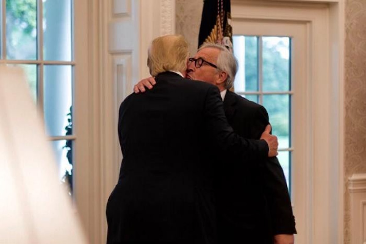 Juncker e Trump si incontrano: Europa e Usa sono di nuovo amici