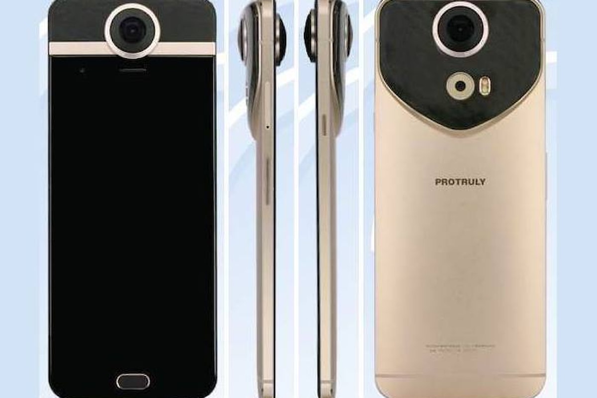 PROTRULY D7, lo smartphone che integra una fotocamera a 360°