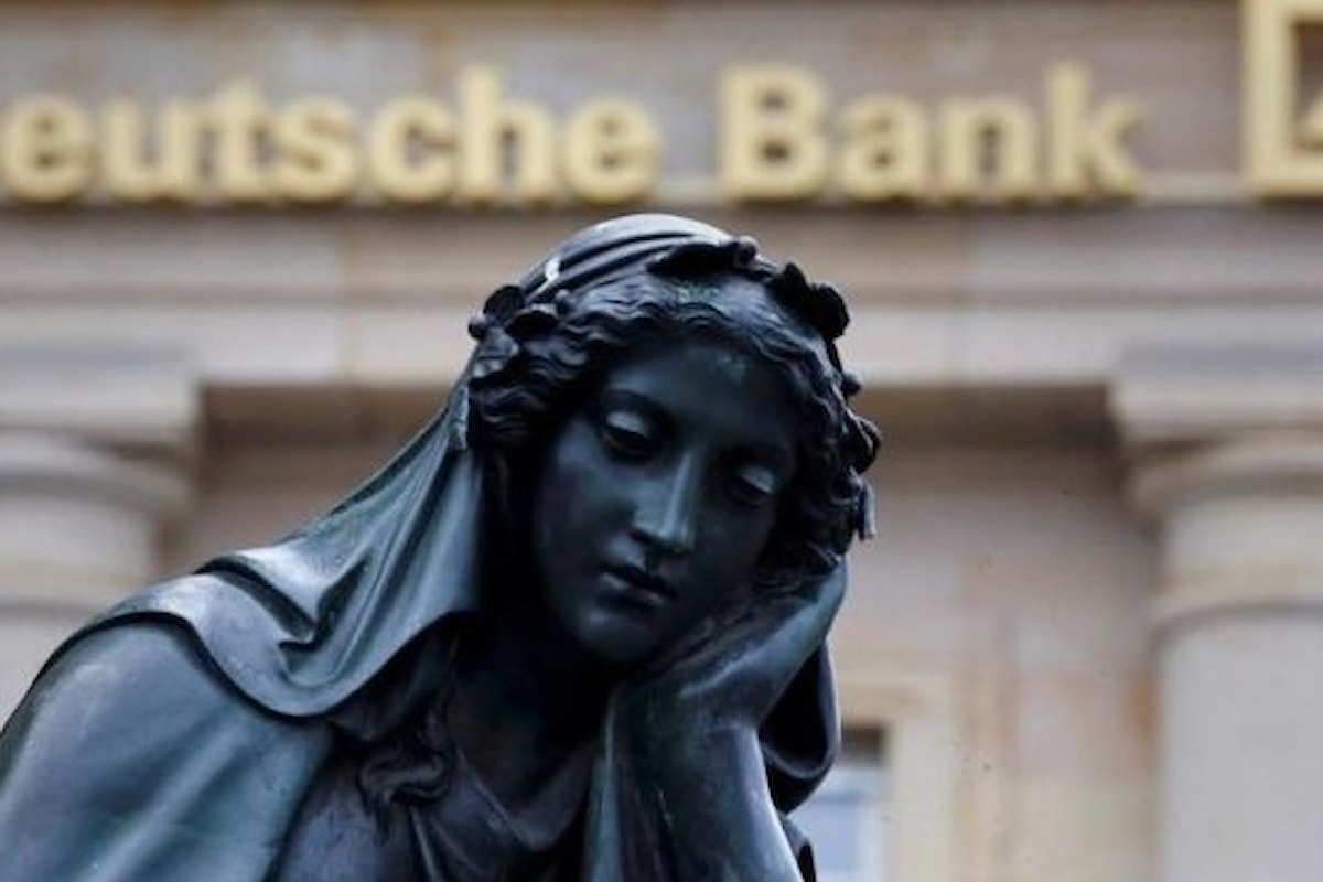 Tonfo record delle azioni della Deutsche Bank. Per la prima volta sotto i 10 euro