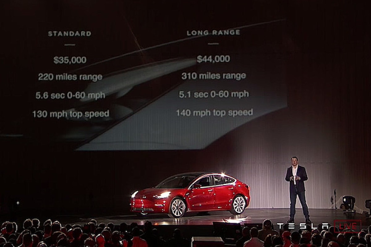 Tesla Model 3 ora sulle strade americane: primi 30 esemplari consegnati!