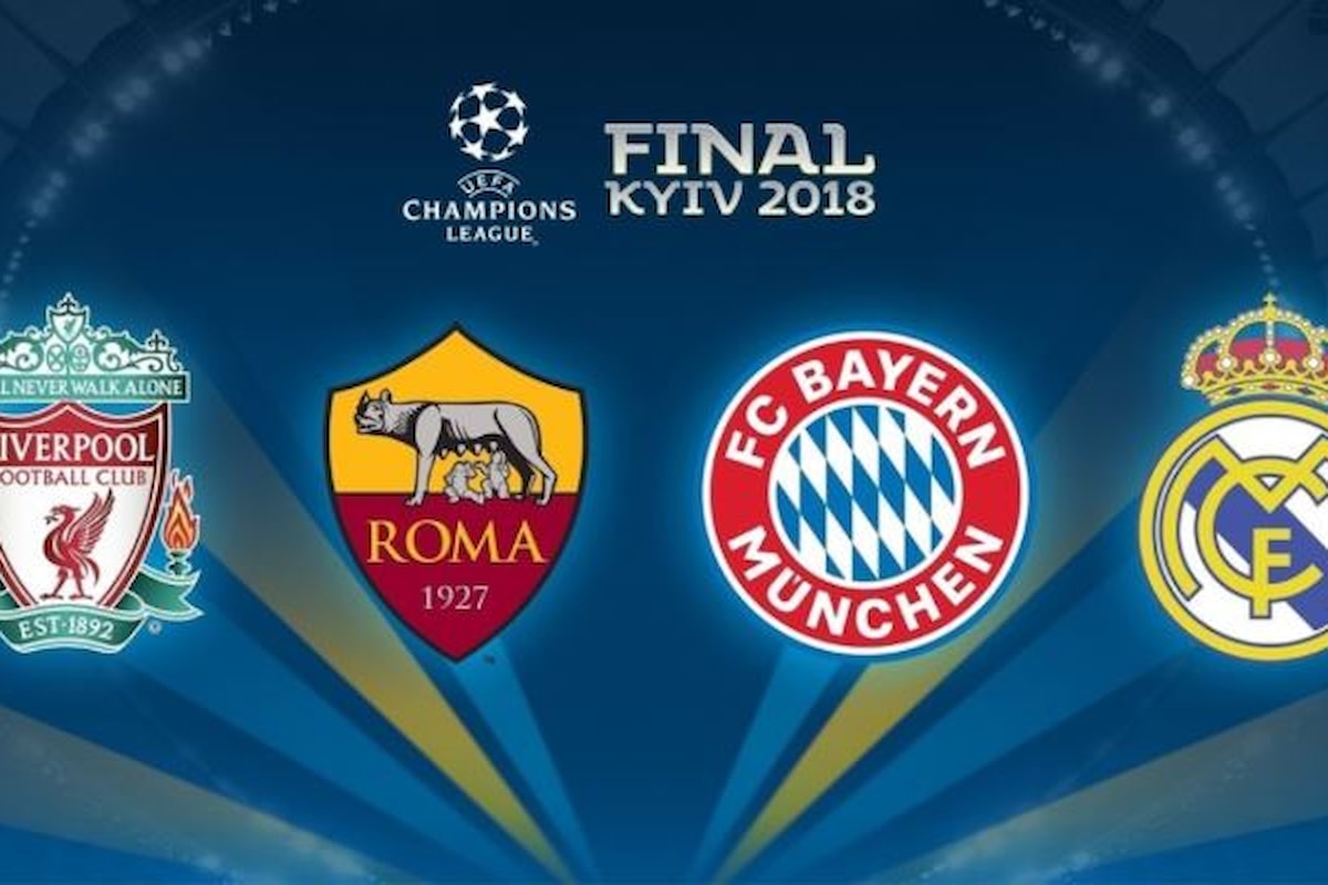 Semifinali di Champions League, la Roma se la vedrà con il Liverpool